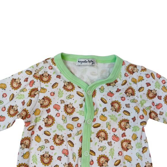 NWT Magnolia Baby Newborn Giving Thanks Playsuit - Picture 2 of 6